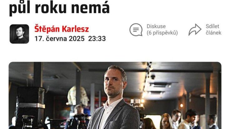 Nacher (ANO): Pokrytectví Víta Rakušana hory přenáší